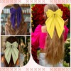 Hoteam 12 Pcs Silky Satin Oversized Hair Bows Bulk Big
