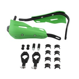 PowerMotor Dirt Bike Handguards,Motorcycle Hand Guards Matte Finish For Universal 7/8" 22mm and 1 1/8" 28mm ATV Motorbike Motocross Supermoto Racing Dirt Pit Bike(Green)