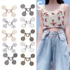 Adjustable Waist Buckle Extender Set Jean Waist Extender Button Replacement