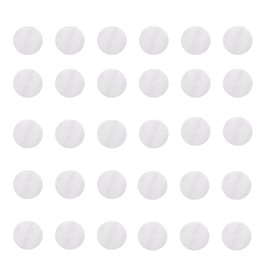 RAYAKT Pack of 100 iron-on eyelet patches, white iron-on patches for reinforcement and repair, iron-on eyelet patches for clothing