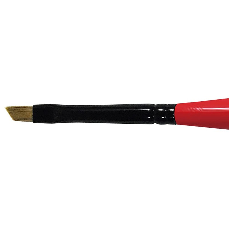 Prigel Gel Nail Mini Diagonal Flat Brush