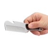 6pcs Beard Kit Shaving Knife Blade Beard Brush Scissors Storage