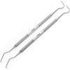 Candure Dental Pick Double Ended Professional Dental Scraper Stainless Steel