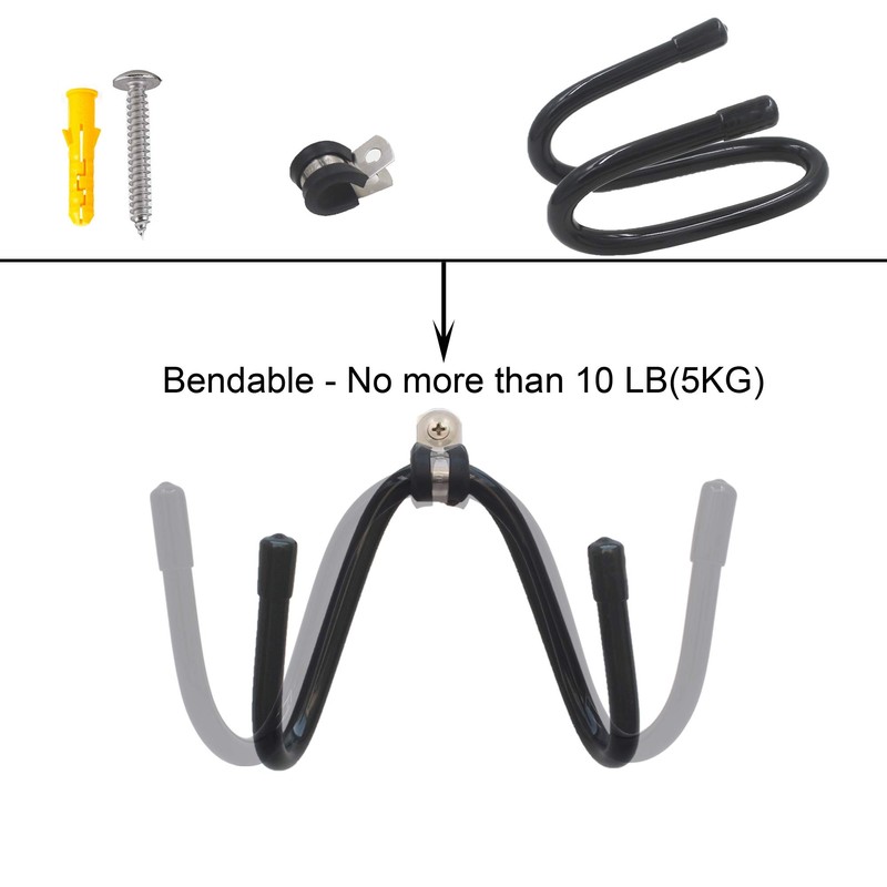 YYST Bendable Ironing Board Wall Holder Wall Mount Wall Storage