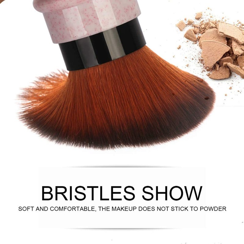 Blush Makeup Brush, Retractable Kabuki Face Brush, Portable Makeup Brush