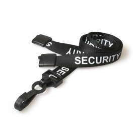 ALG ID Cards | Black Pre-Printed Security Lanyard with Safety Breakaway (1)