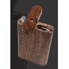 Wood Dugout W/One Hitter & Cleaning Tool /TokeBox Flip -