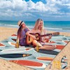 WTVIDAS Large Beach Blanket Waterproof Sandproof 79"x 83" for 1-4