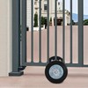 6.3" Sliding Gate Kit Rolling Gate Hardware Kit,2 Pipe Track