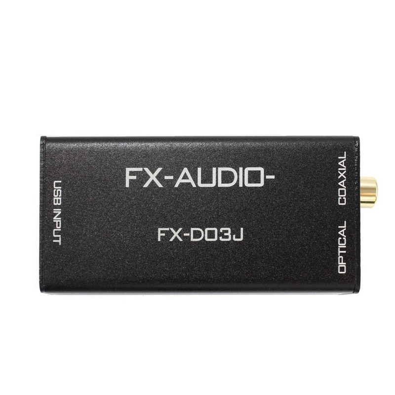 FX-AUDIO- FX-D03J, USB DDC with Bus-powered Driving Force, Add OPTICAL
