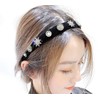 Donalie Women's Velour Headband Black Hair Band Hair Accessory