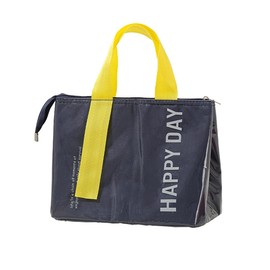 Insulated Lunch Bag with Large Capacity, Durable Oxford Fabric & Aluminum Foil, Portable Thermal Cooler for Outdoor Picnics, Available in Navy, Grey, Green, Purple, Pink - 10.4x6.7x7.9 in