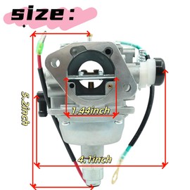 Carburetor Kit for Kohler Courage Series 27 26 25 24 23 22 HP SV720 SV725 SV730 SV735 SV740 SV810 SV820 SV830 SV840 SV710 SV715 Engine Replaces 32-853-08 32-853-06 32-853-04 32-853-12-S
