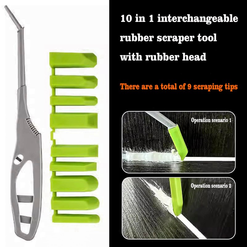 2 pieces 3-IN-1 Caulk Tool for Removal and Applicationl, Suitable