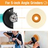 FAELNK Pack of 8 Wool Polishing Attachments, Angle Grinder, Polishing