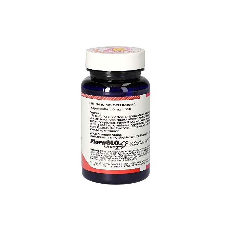 Gall Pharma Lutein 10 mg GPH Capsules, 30 Capsules