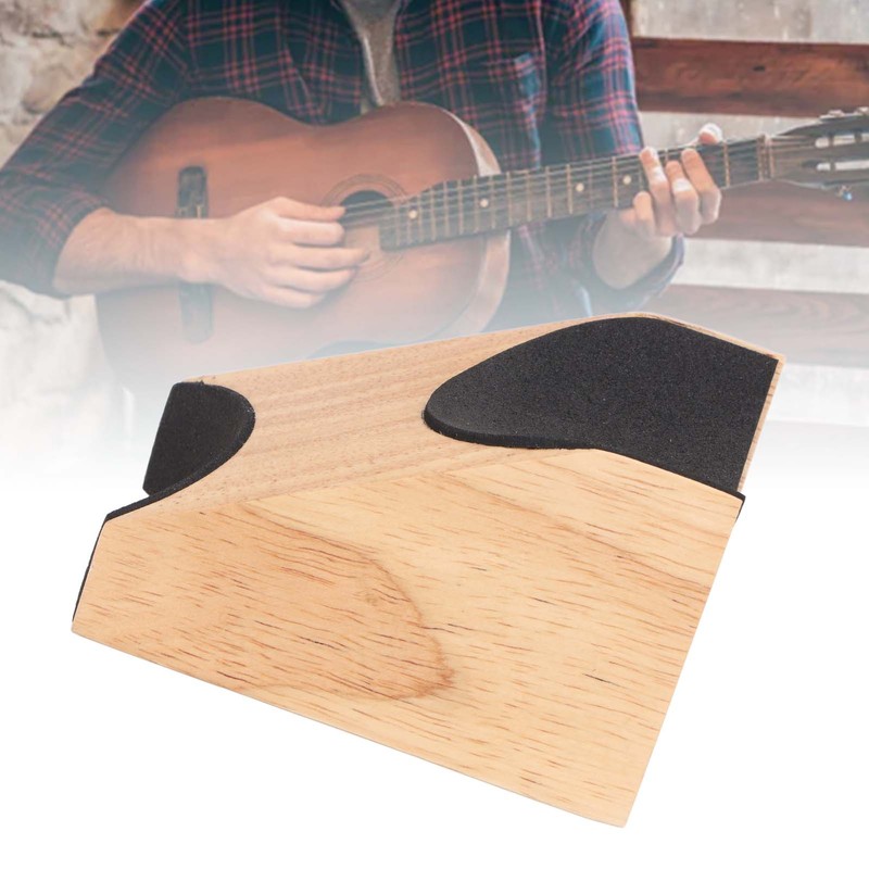 Wooden Guitar Neck Rest 2 Different Heights Non Slip Neck