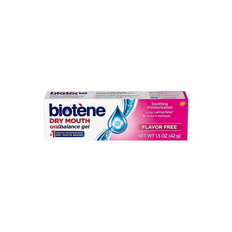 3 Pack Biotene Oral Balance Dry Mouth Moisturizing Gel 1.5