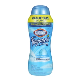 Clorox Fraganzia Laundry Scent Booster Crystals in Morning Sky Scent - Scented In-Wash Freshener Beads for Fresh, Clean, Great Smelling Clothes and Linens, 70 Oz