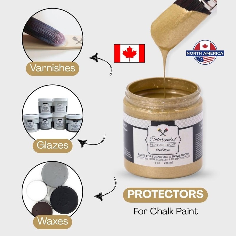 Colorantic | Furniture DIY METALLIC GOLD Paint | Art Craft