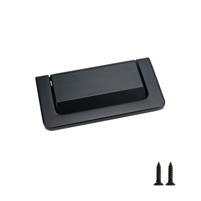 Geesatis 8 Pcs Black Sliding Closet Door Handles,2.9in Length Cabinet