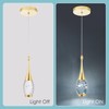 CHYING LED Pendant Light Kitchen Island Bubble Crystal Pendant Lighting