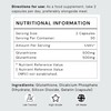 Glutathione Capsules 500mg Dose - Highly Purified and Highly Bioavailable