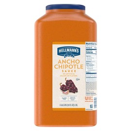 Hellmann's Real Ancho Chipotle Sauce Jug Vegetarian, Gluten Free, No Artificial Flavors or Colors, 1 gallon