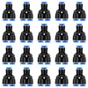 QIMEI-SHOP Pneumatic Connector Y Pneumatic Connector 6 mm Pneumatic Fittings