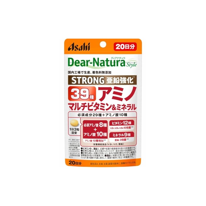 Asahi Group Foods Dear Nature Style, 39 Amino & Multimineral,
