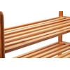 Mosa Natural Bamboo 2-Tier Shoe Rack Storage Organizer, 27.6" X