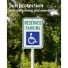 Handicap Parking Sign-18 x 12 inch Aluminum Sign, with ADA