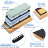 Whetstone Knife Sharpening Stone Kit: Double Straight Chef Sharpener Set