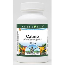 Catnip (Certified Organic) - 450 mg (100 Capsules, ZIN: 517598)