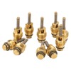 20 Pcs Air Conditioning Valve Core Aluminum Alloy Copper Automotive