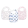 aden + anais Snap Baby Bib, 100% Cotton Muslin, 3