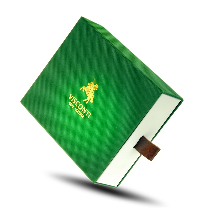 Visconti Tuscany 41 Secure RFID Blocking Genuine Leather Wallet (Tan)