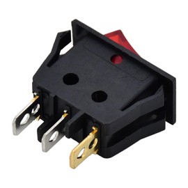 Firmusparts On/Off Power Rocker Switch Compatible with Delta Bench Grinder Belt Sander 3 Terminal 20A 125V Switch 1320151 1340646 Fit 23-580 23-589 23-592 23-640 23-645 GR100 GR150 GR350