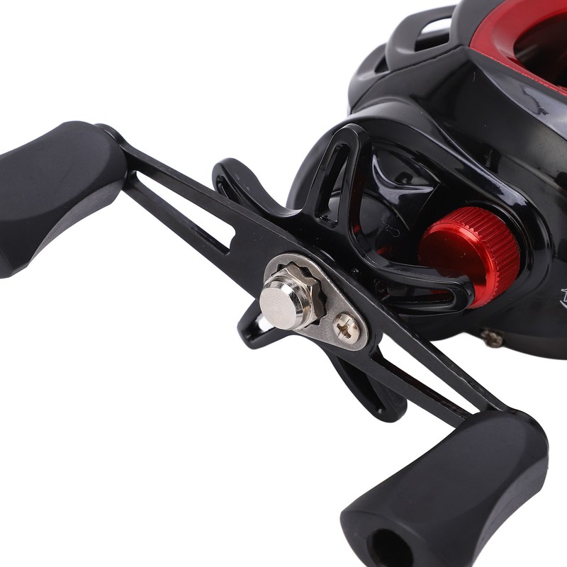 LK201 Plastic/Aluminum Alloy Black Red Magnetic Brake Standard Right/Left Hand