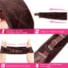 Diadema Elástica De Terciopelo Para Peluca, 2 Unidades, Cómoda Banda