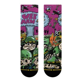 MERGE4 Weeman War Pigs Crew Socks for Men and Women Quality Durable Socks with Moisture Wicking Soles (Large)