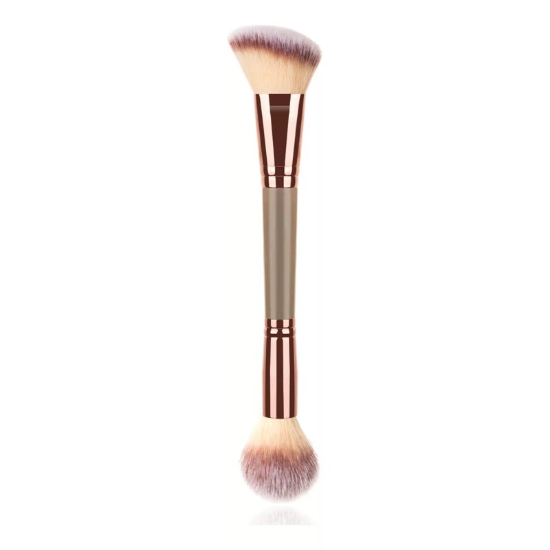 Generic Brocha Cosmética Bronceadora De Doble Punta Para Contornear