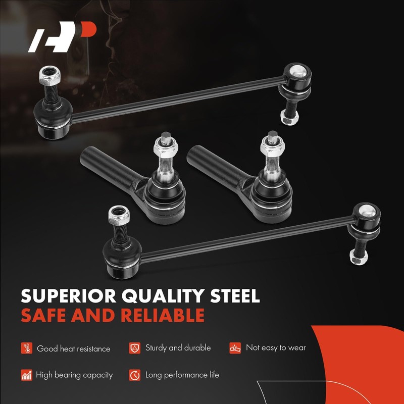 A-Premium Set of 6, Front Sway Bar Link, Inner Outer