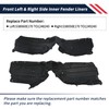 1 Pair Front Left & Right Side Inner Fender Liners