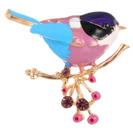Bird Brooch Women's Brooches & Pins - Lapel Pin Funny Animal Enamel Broach Elegant Badge with Rhinestone Clothes Backpack Decoration UB1754