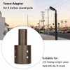 CHIUER Light Pole Top Tenon Adapter, 4 Inch to 2-3/8