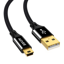 AGVEE 2 Pack 6.6ft USB Cable for Blue Yeti Microphones & Blue Snowball iCE Mic, Replacement Power Cord for Blue Yeti USB Microphone Blackout Edition & HyperX Quadcast, Black