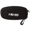 Piranha Black Zipper Eyewear and Sunglasses Case with Clip (Set