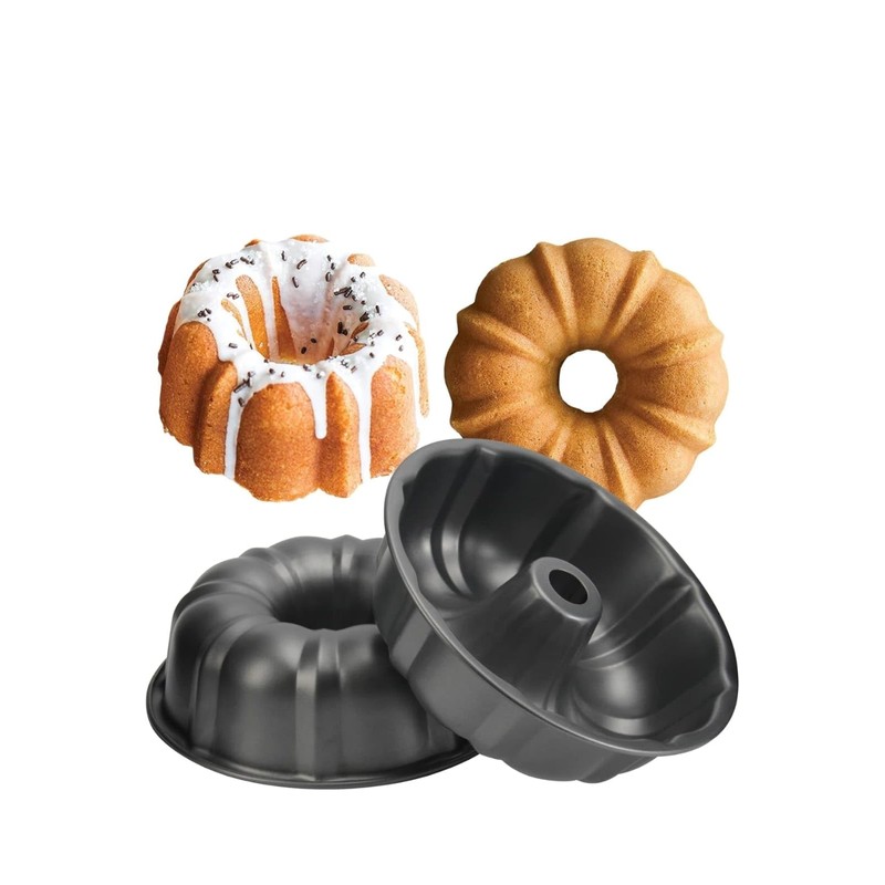 2 moldes para hornear roscas