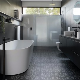 LYMSSESS Wall Stencils for Painting Large Pattern 12" x 12", Reusable Large Floor Stencils, Simple Tile Stencils for Decor (NS17)